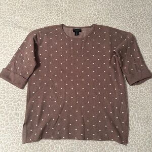 Women’s Brown Polka Dot Tunic - Cynthia Rowley